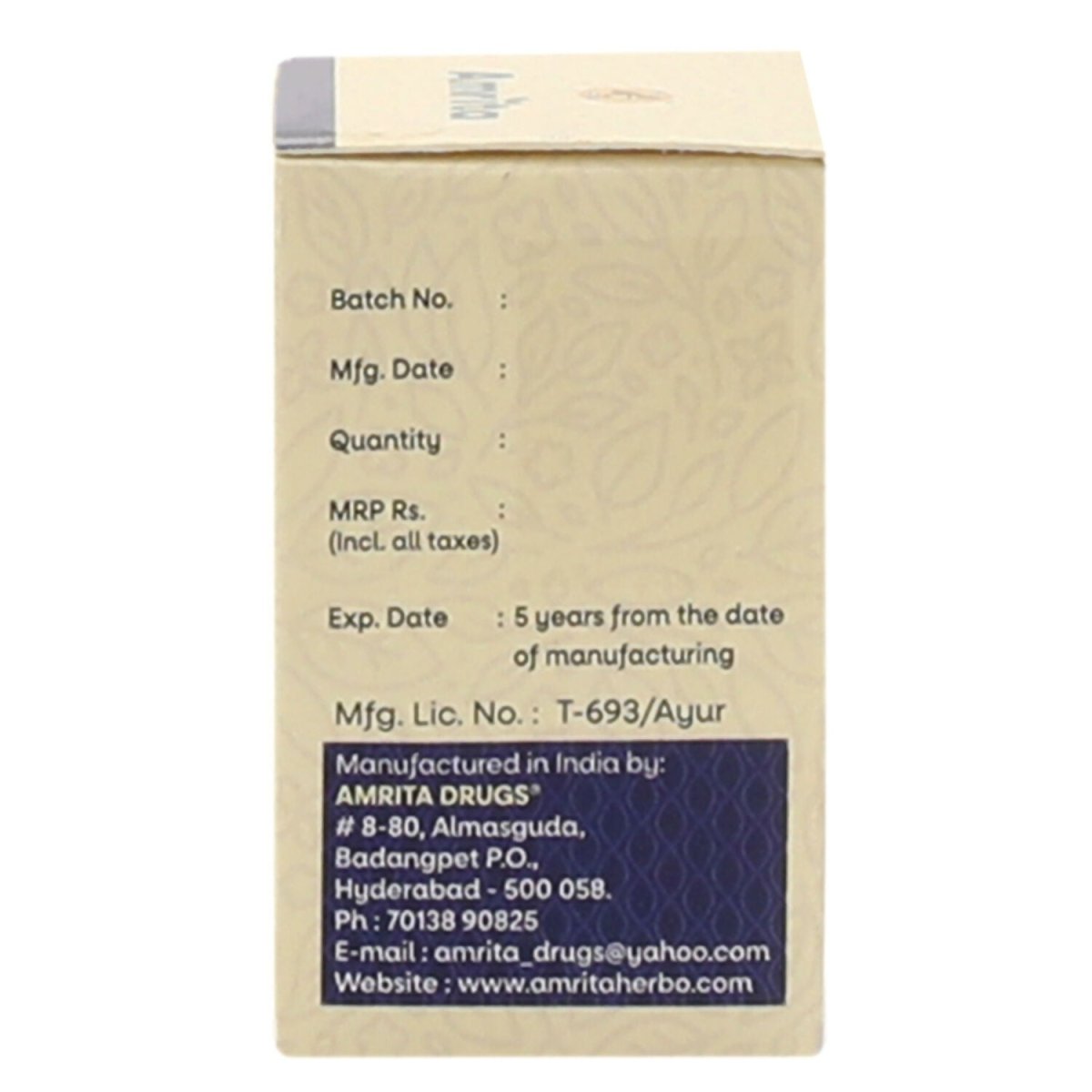 Amrita Kamdudha Ras Moti Tablets 