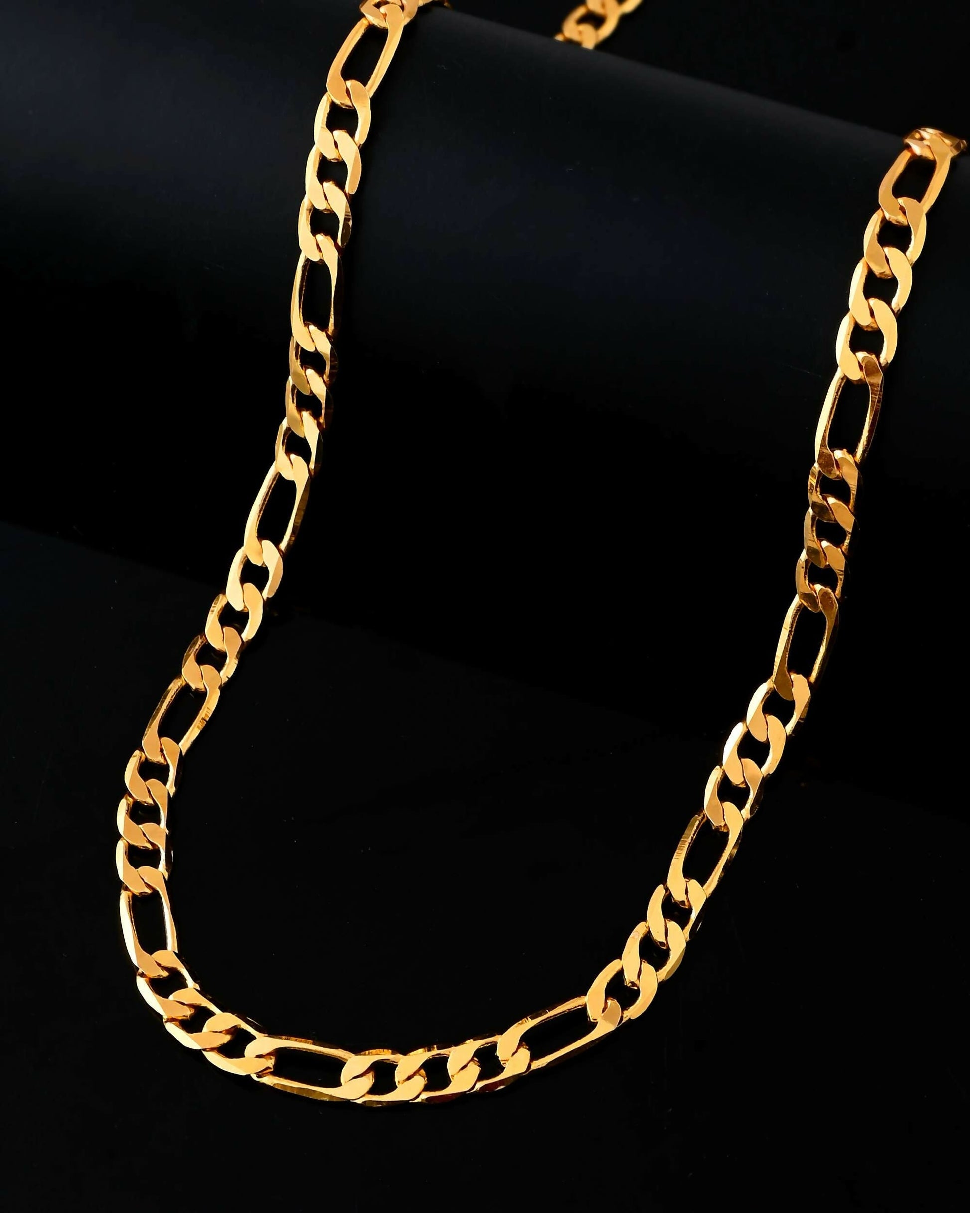 VOJ Gold-Polished Designer Chain For Men 