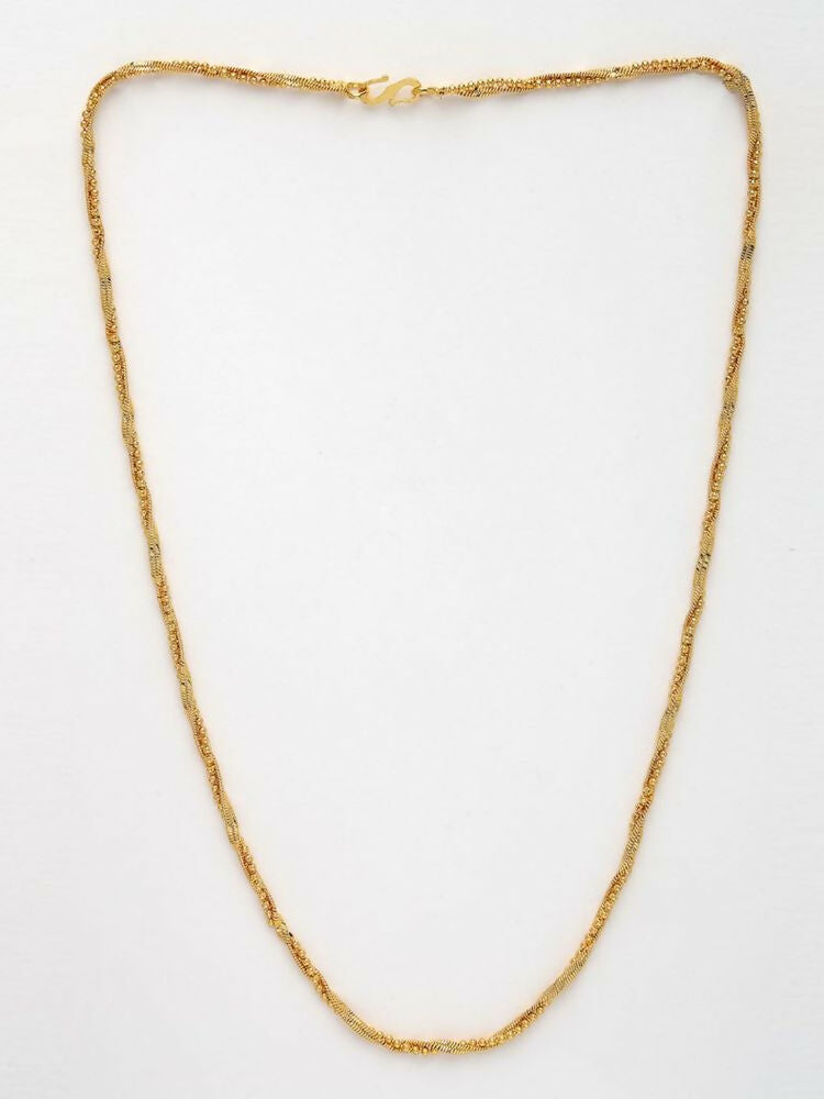 NVR Women Gold Plated Handcrafted Minimal Chain