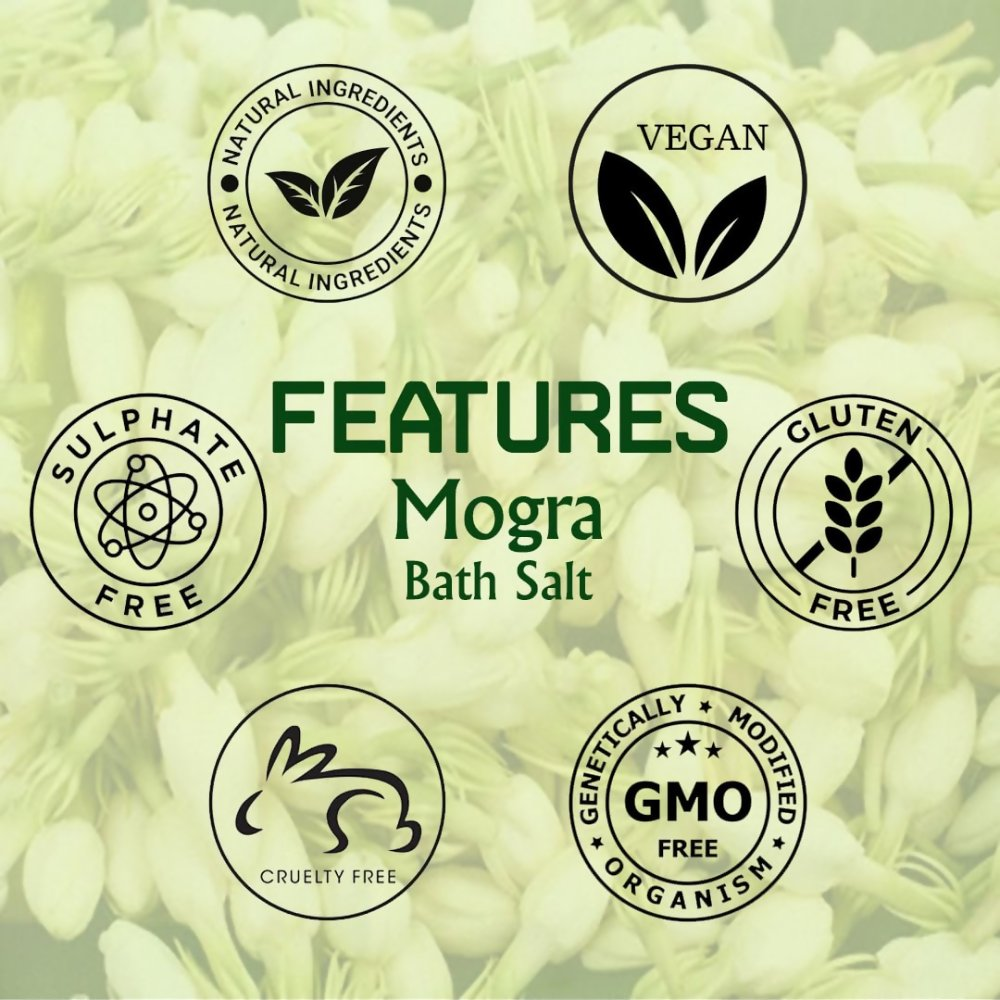 VedicAyurveda Mogra Bath Salt  Grab2Buy VedicAyurveda Grab2Buy