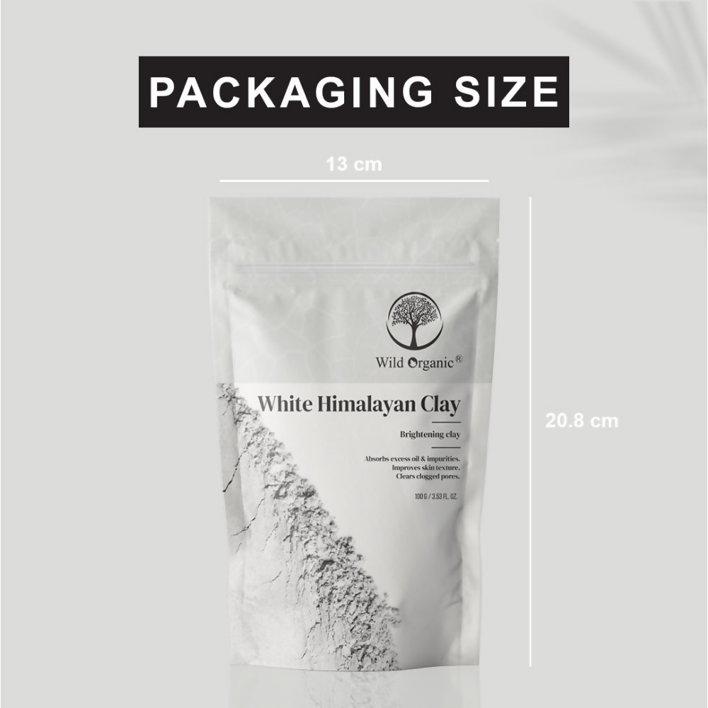 Wild Organic White Himalayan Brightening Clay Powder 