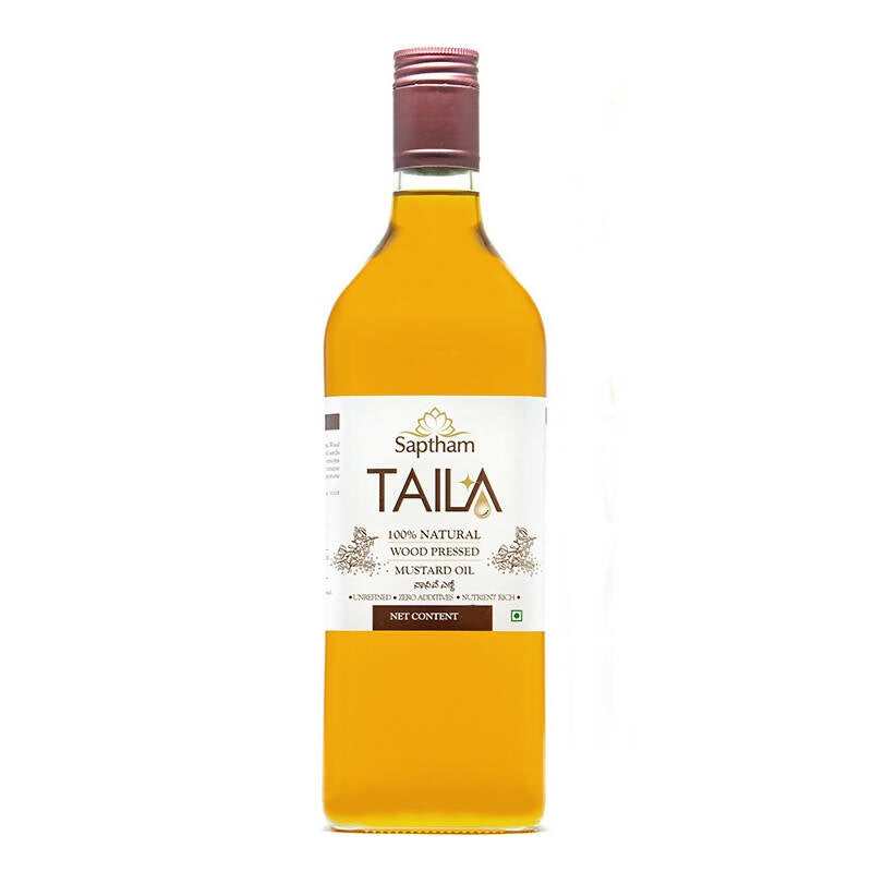 Saptham Taila 100% Wood Pressed Mustard Oil - Grab2buy
