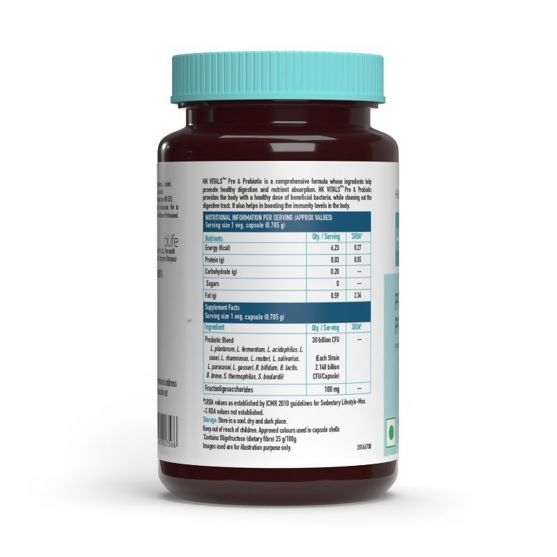 HK Vitals Pre and Probiotics Capsules 