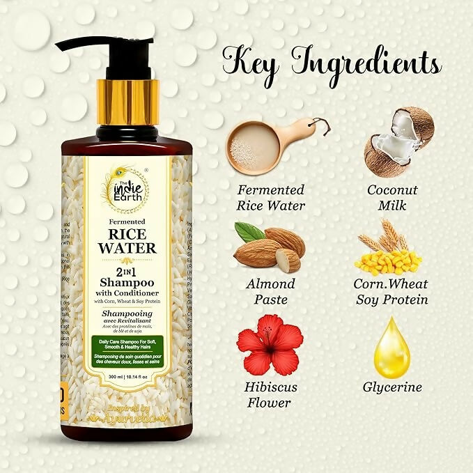 The Indie Earth 2-in-1 Fermented Rice Water Shampoo  Grab2Buy The Indie Earth Grab2Buy