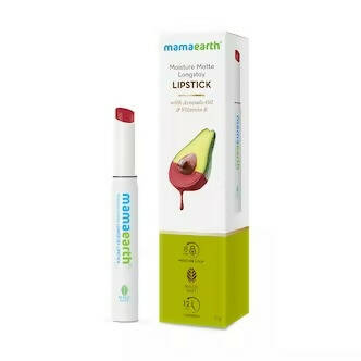 Mamaearth Moisture Matte Longstay Lipstick Cherry Punch - Grab2buy