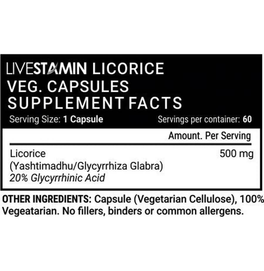 Livestamin Licorice Capsules - Grab2buy