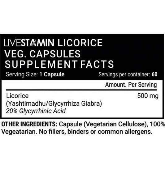 Livestamin Licorice Capsules - Grab2buy