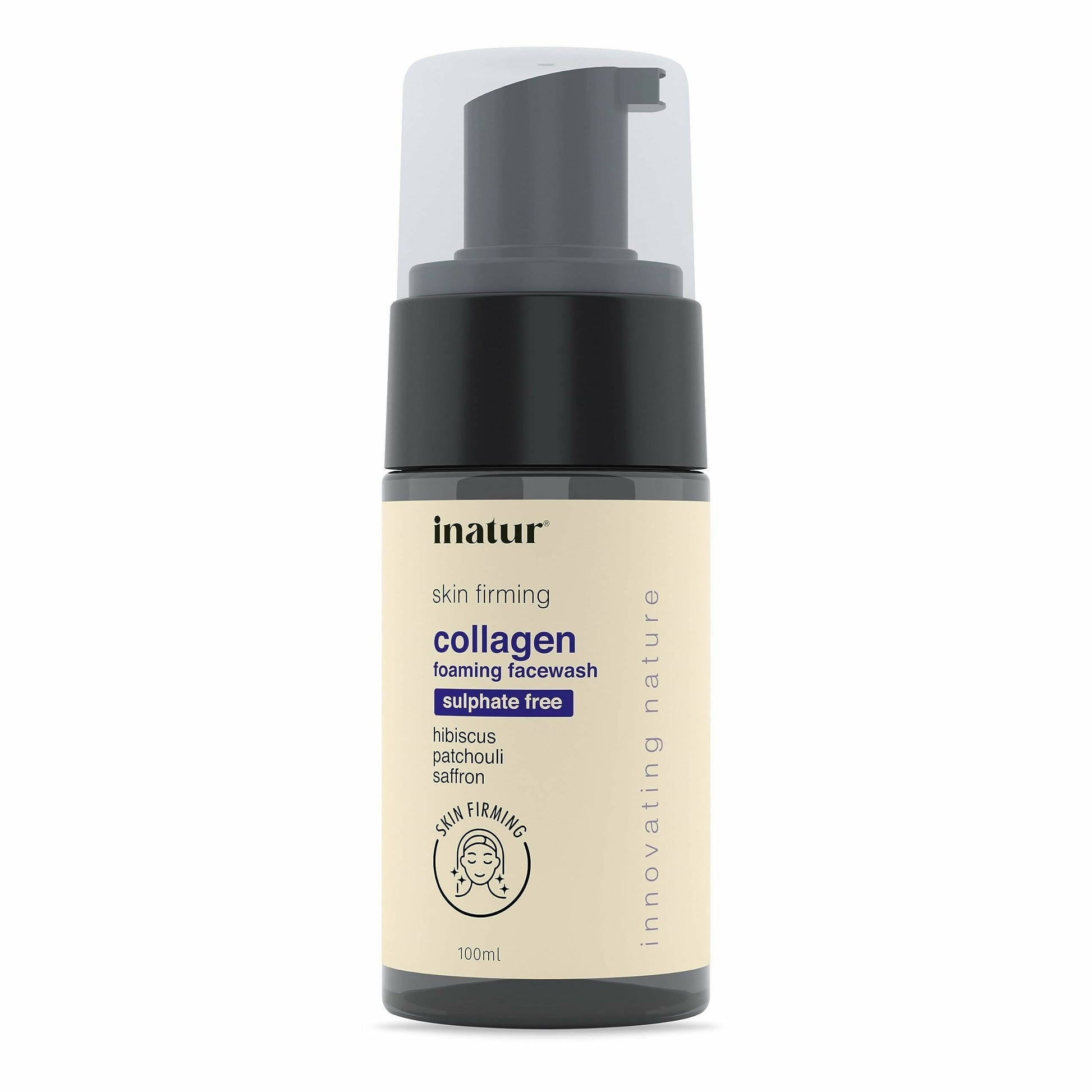 Inatur Collagen Foaming Face Wash 