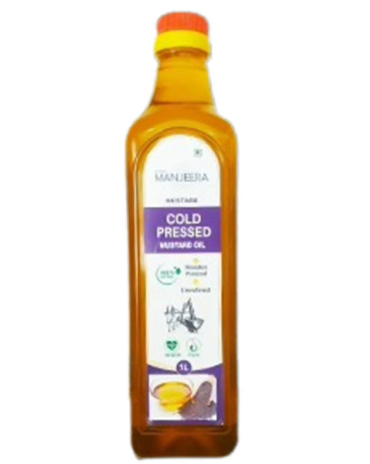 Manjeera Mustard Cold (Wood) Pressed Edible Oil 