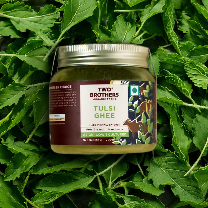 Two Brothers Organic Farms Tulsi Ghee 
