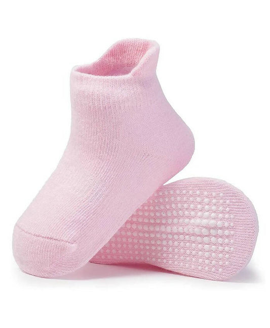 AHC Baby Boy's & Baby Girl's Ankle Length Anti Slip Socks