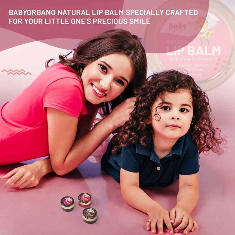Babyorgano Natural Lip Balm - Beetroot Flavor - Grab2buy