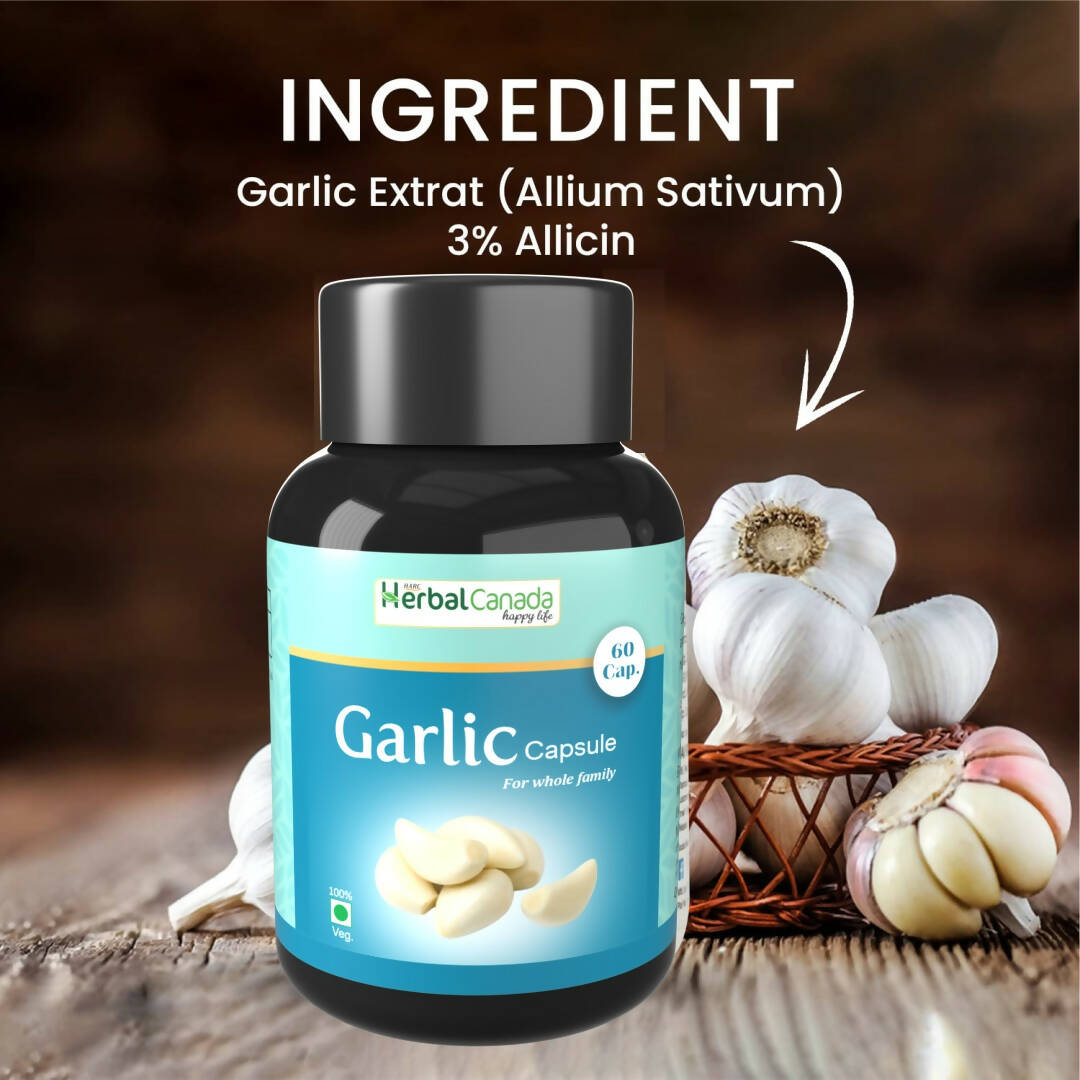 Herbal Canada Garlic Capsules - Grab2buy