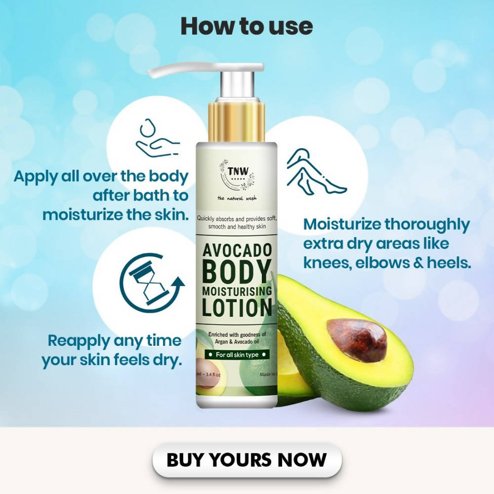 The Natural Wash Avocado Body Moisturising Lotion  Grab2Buy The Natural Wash Grab2Buy