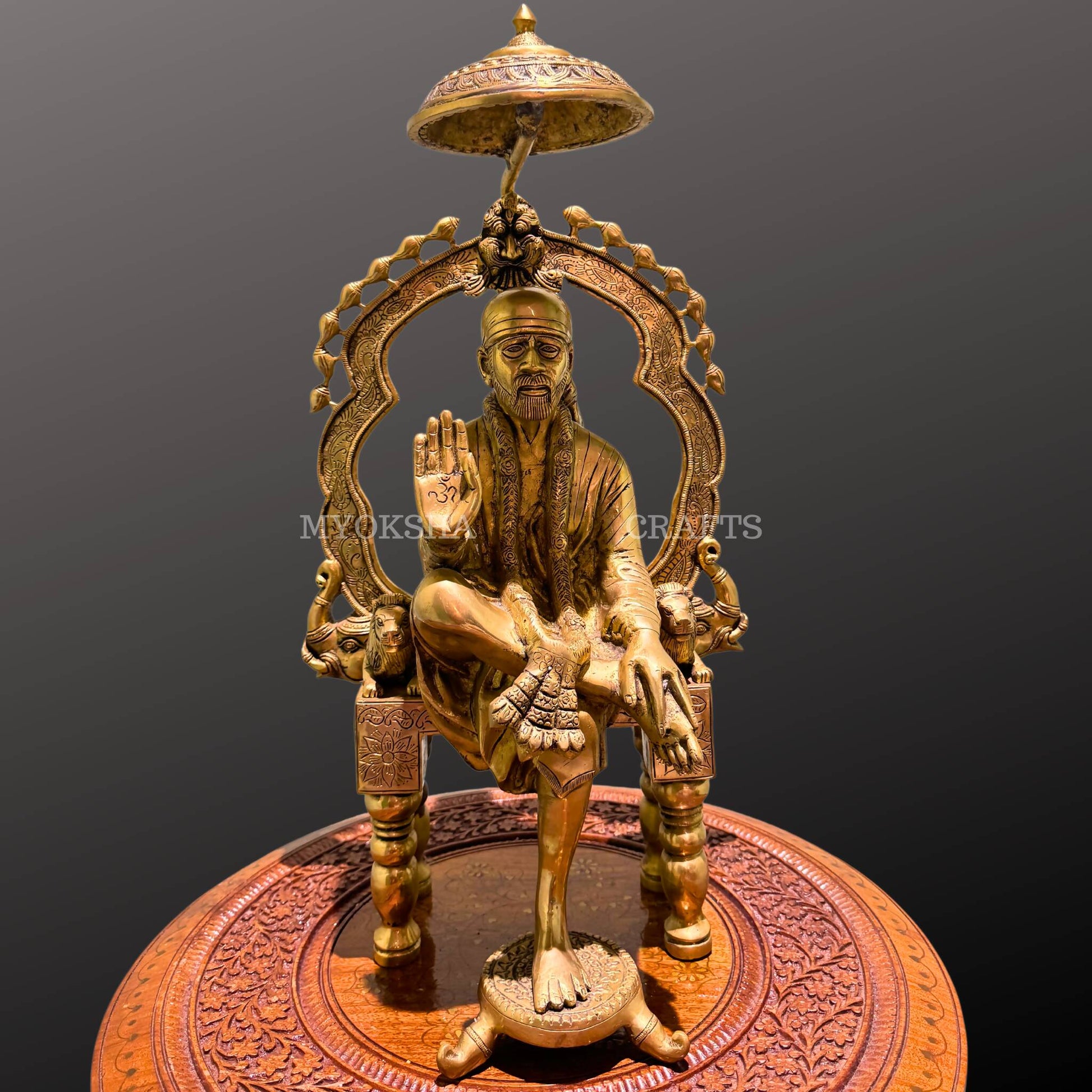 Brass Sai Baba Statue - Grab2buy