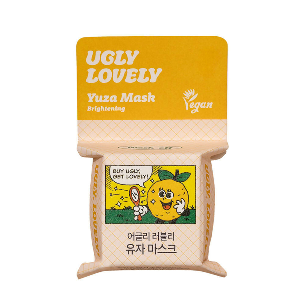 The Face Shop Ugly Lovely Yuja Wash Off Mask  Grab2Buy The Face Shop Grab2Buy