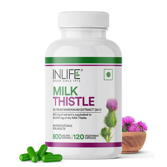 Inlife Milk Thistle Extract 800mg Capsules 