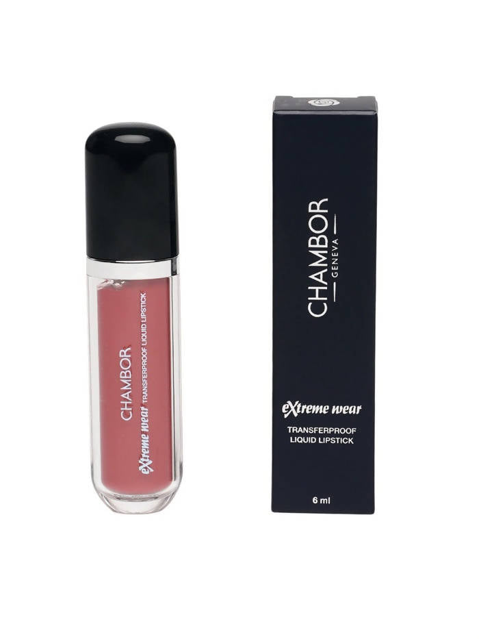 Chambor Extreme Wear Transferproof Liquid Lipstick - Rose Boudoir | Grab2Buy