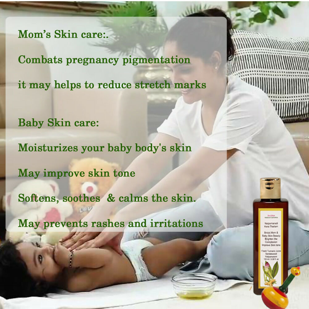 baby skin whitening body massage oil nalpamaradi tailam develixir copy