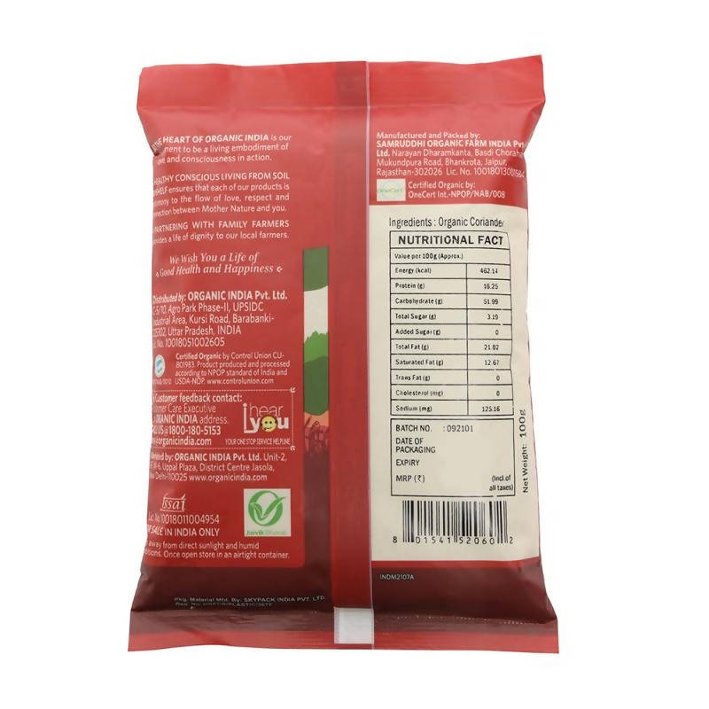Organic India Coriander Powder 