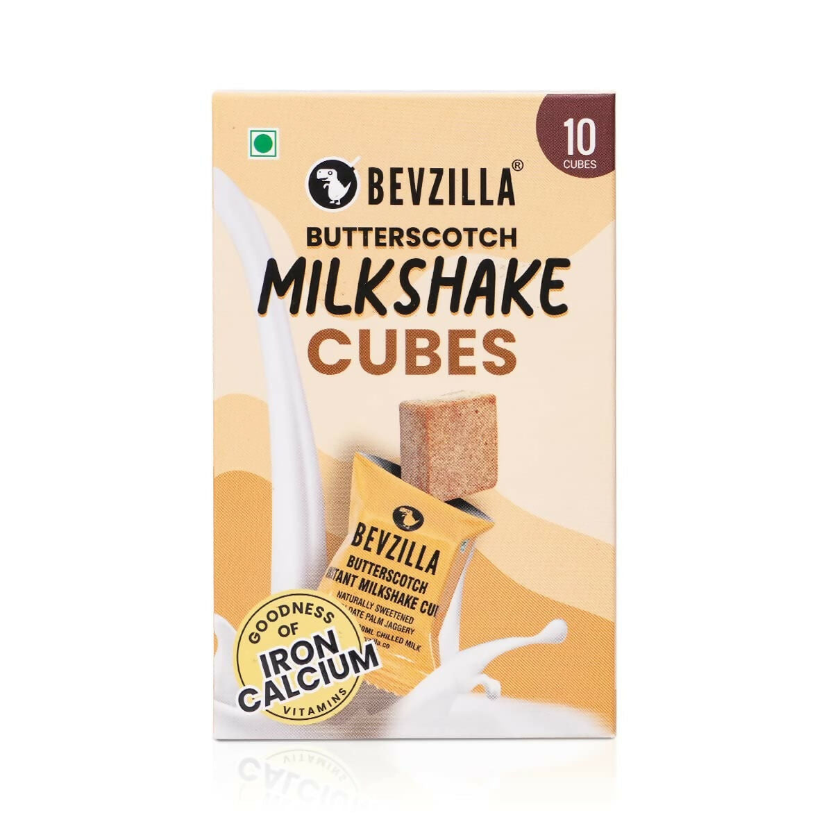 Bevzilla Butterscotch Instant Milkshake Cubes with Organic Date Palm Jaggery 