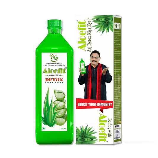Pharma Science Aloe Vera Juice With Pulp Bottle - Grab2buy