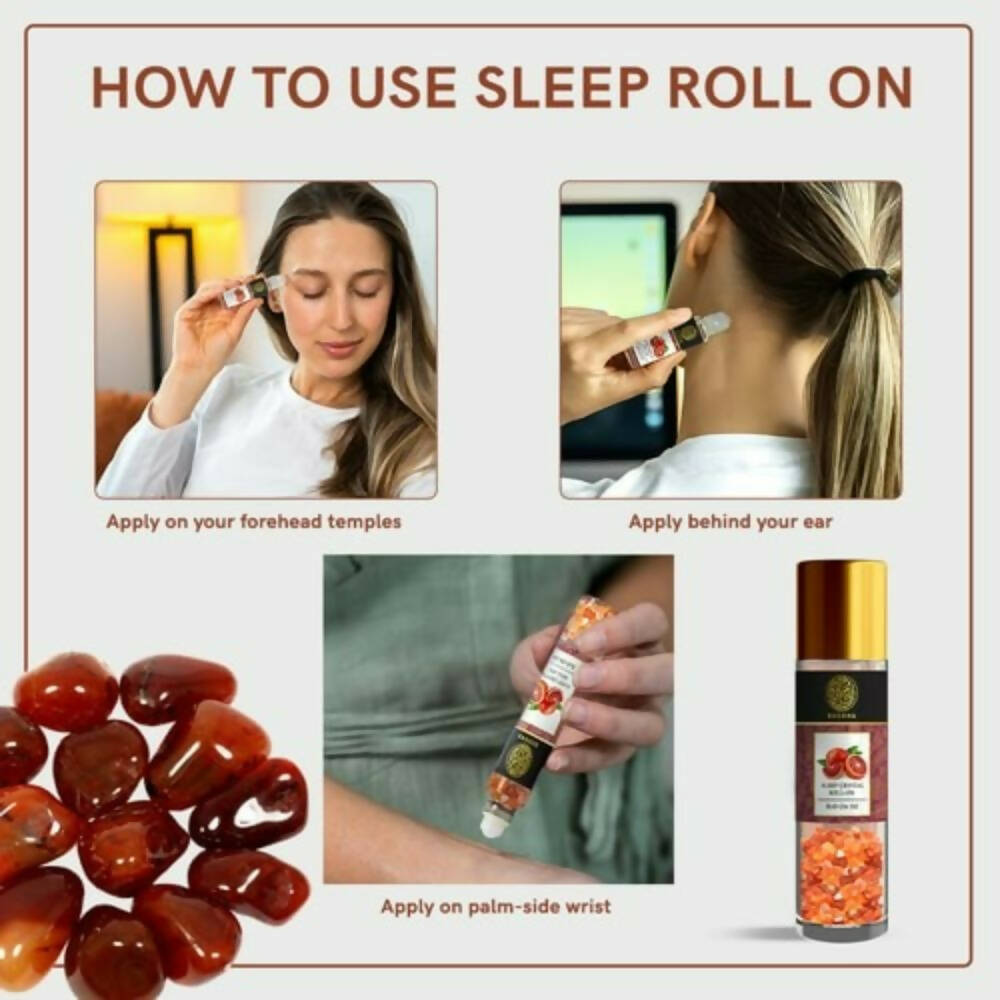 Buddha Natural Sleep Carnelian Stone Essential Oil RollOn 
