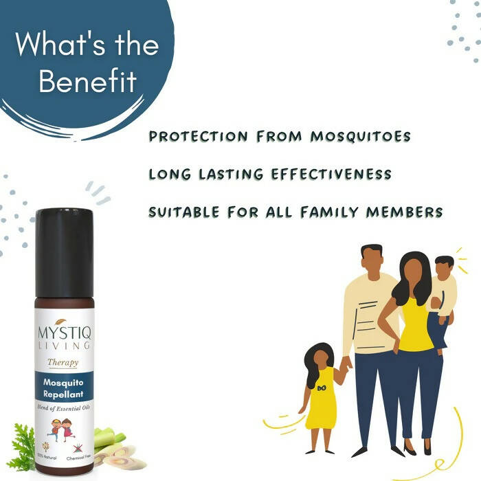 Mystiq Living Therapy Mosquito Repellent Roll On 