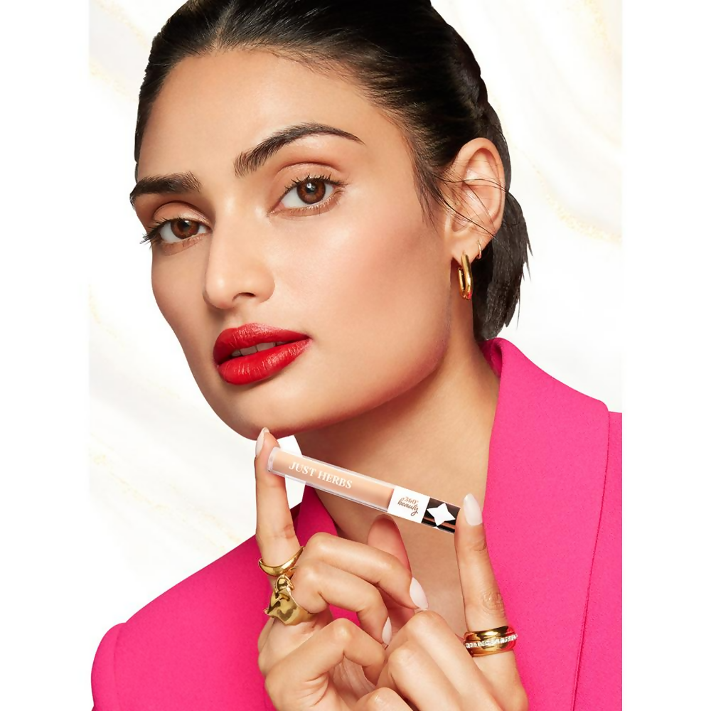 Just Herbs Full Cover Natural Filter Finish Concealer - Almond