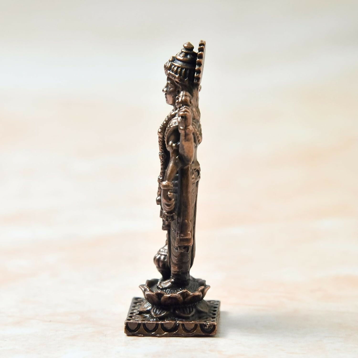 Copper Idols India - By Bhimonee Decor , Copper Vishnu Idol - Grab2buy