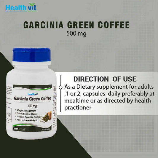Healthvit Garcinia Green Coffee Capsules - Grab2buy