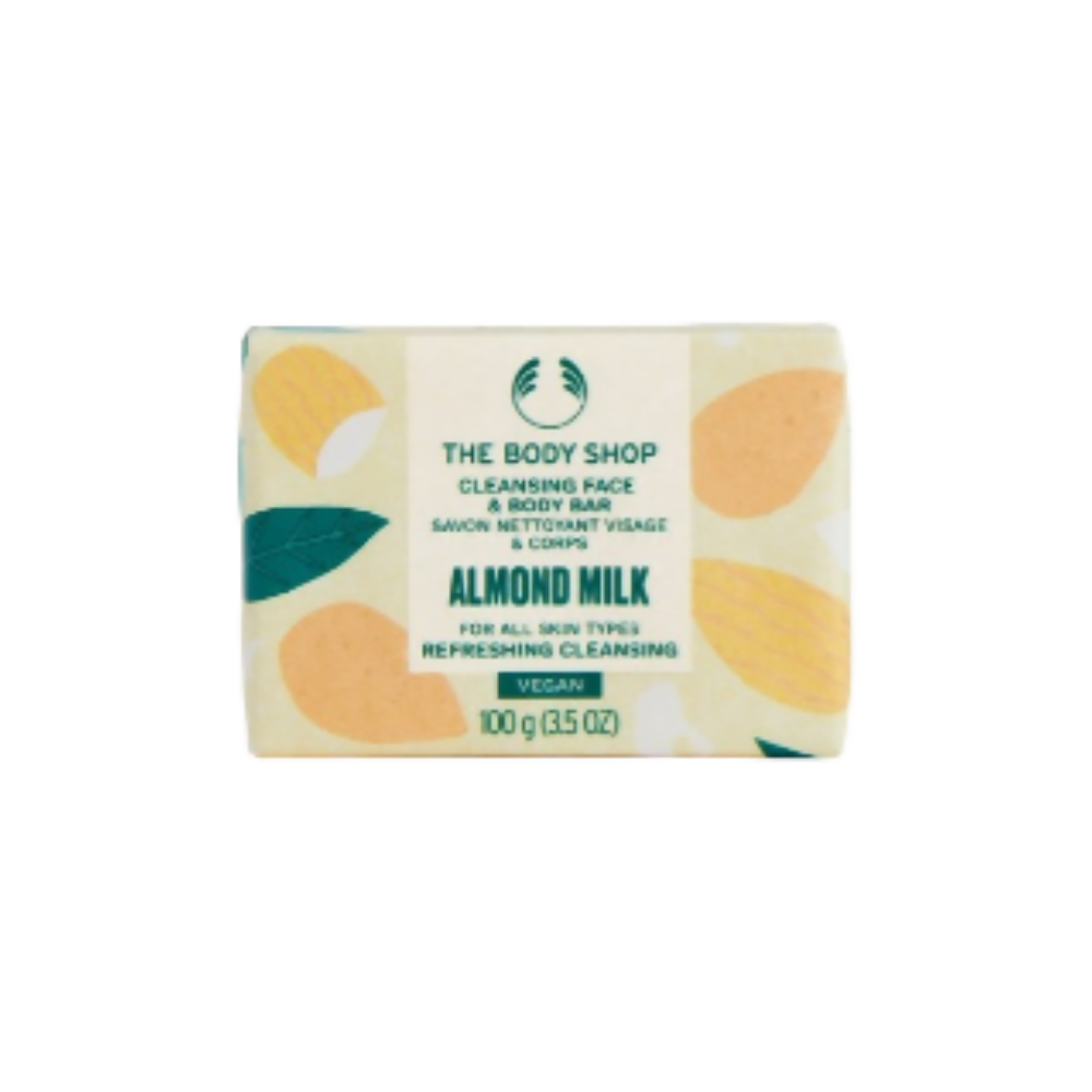 The Body Shop Almond Milk Cleansing Face & Body Bar  Grab2Buy The Body Shop Grab2Buy