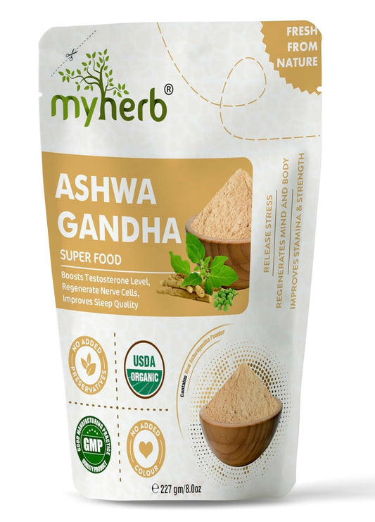 Myherb Pure Natural Organic Ashwagandha Powder 
