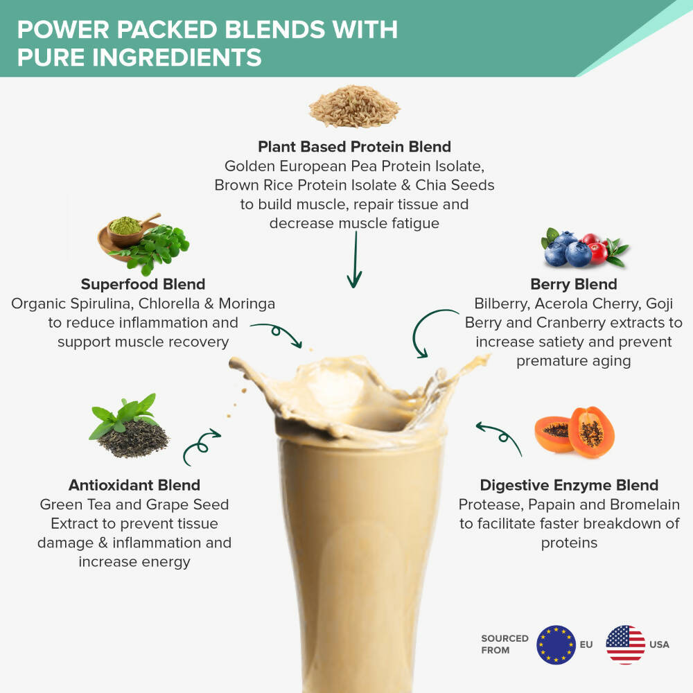 Wellbeing Nutrition Superfood Plant Protein-French Vanilla Caramel  Grab2Buy Wellbeing Nutrition Grab2Buy