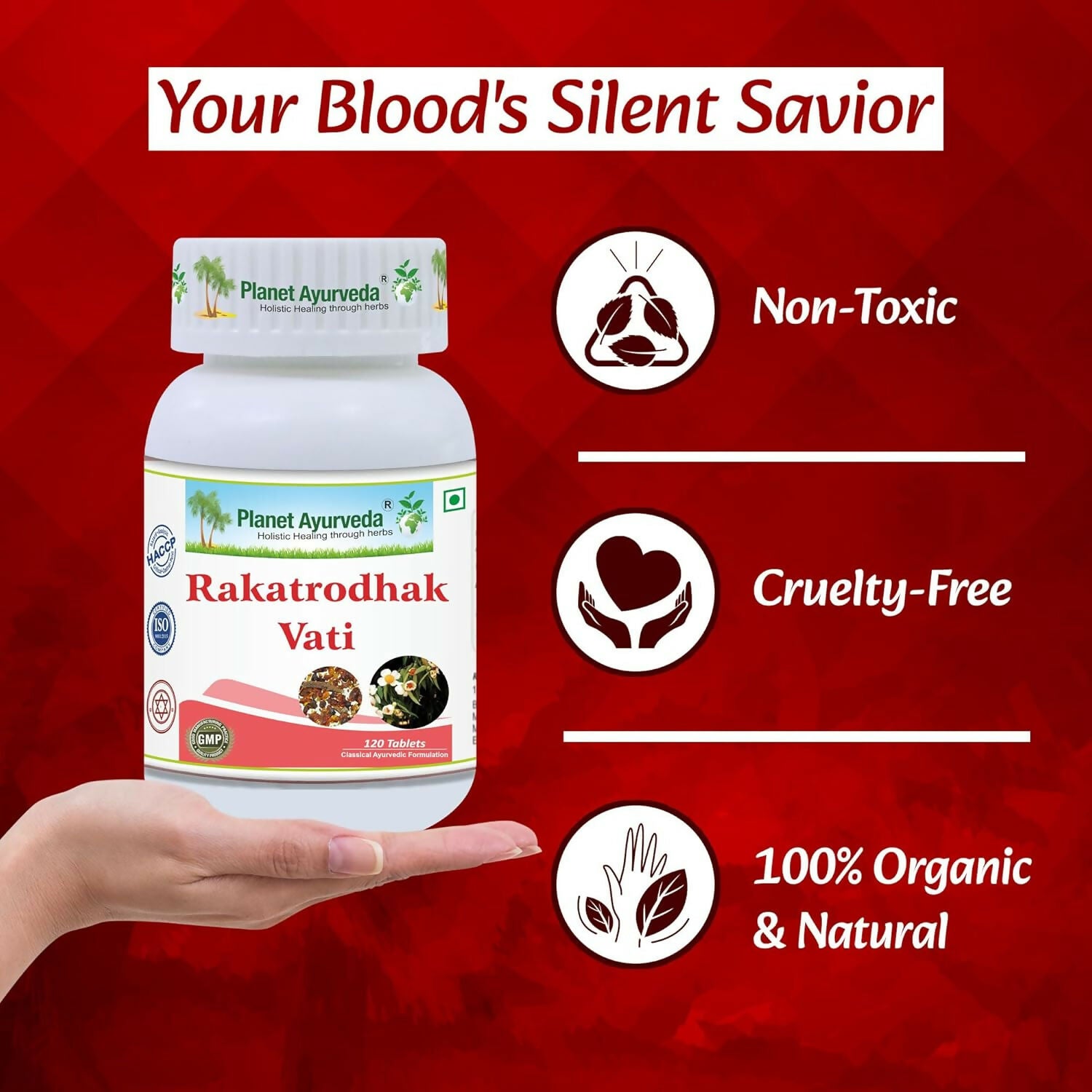 Planet Ayurveda Rakatrodhak Vati 