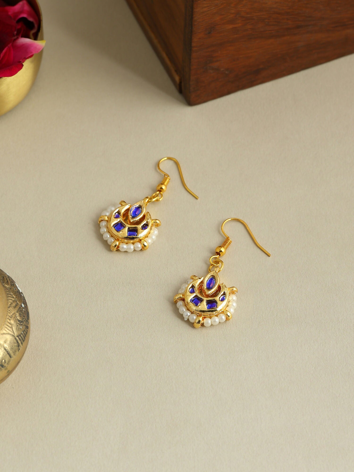 Ruby Raang Nazakat Antique Earrings