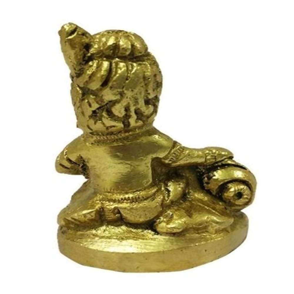 Puja N Pujari Makan Chor Krishna Idol 