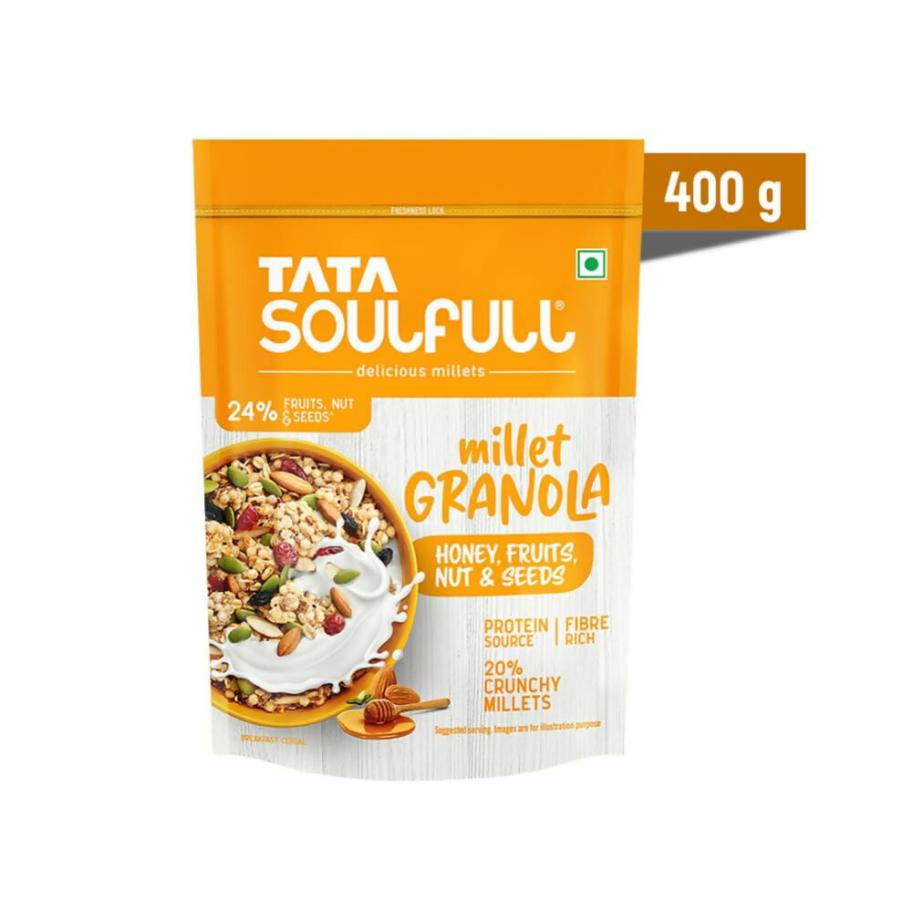 Tata Soulfull Millet Granola (Honey, Fruits, Nuts & Seeds) - Grab2buy