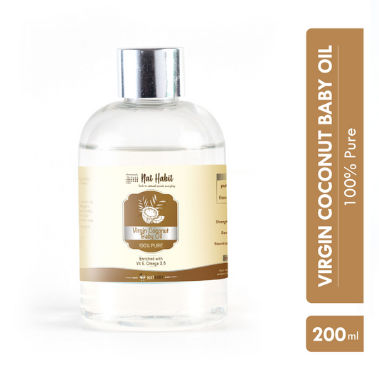 Nat Habit Pure Virgin Coconut Baby Oil 