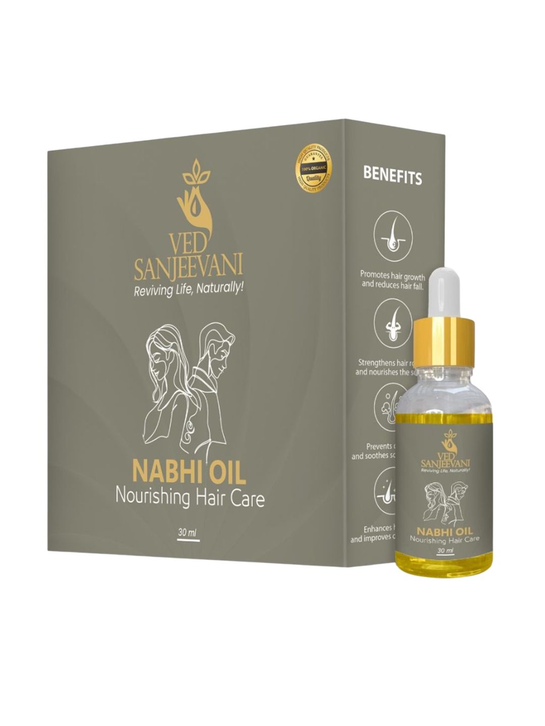 Ved Sanjeevani Nourishing Hair Care Nabhi Oil  Grab2Buy Ved Sanjeevani Grab2Buy