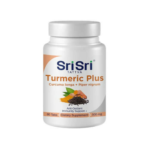 Sri Sri Tattva USA Turmeric Plus Tablets (With Black Pepper) 