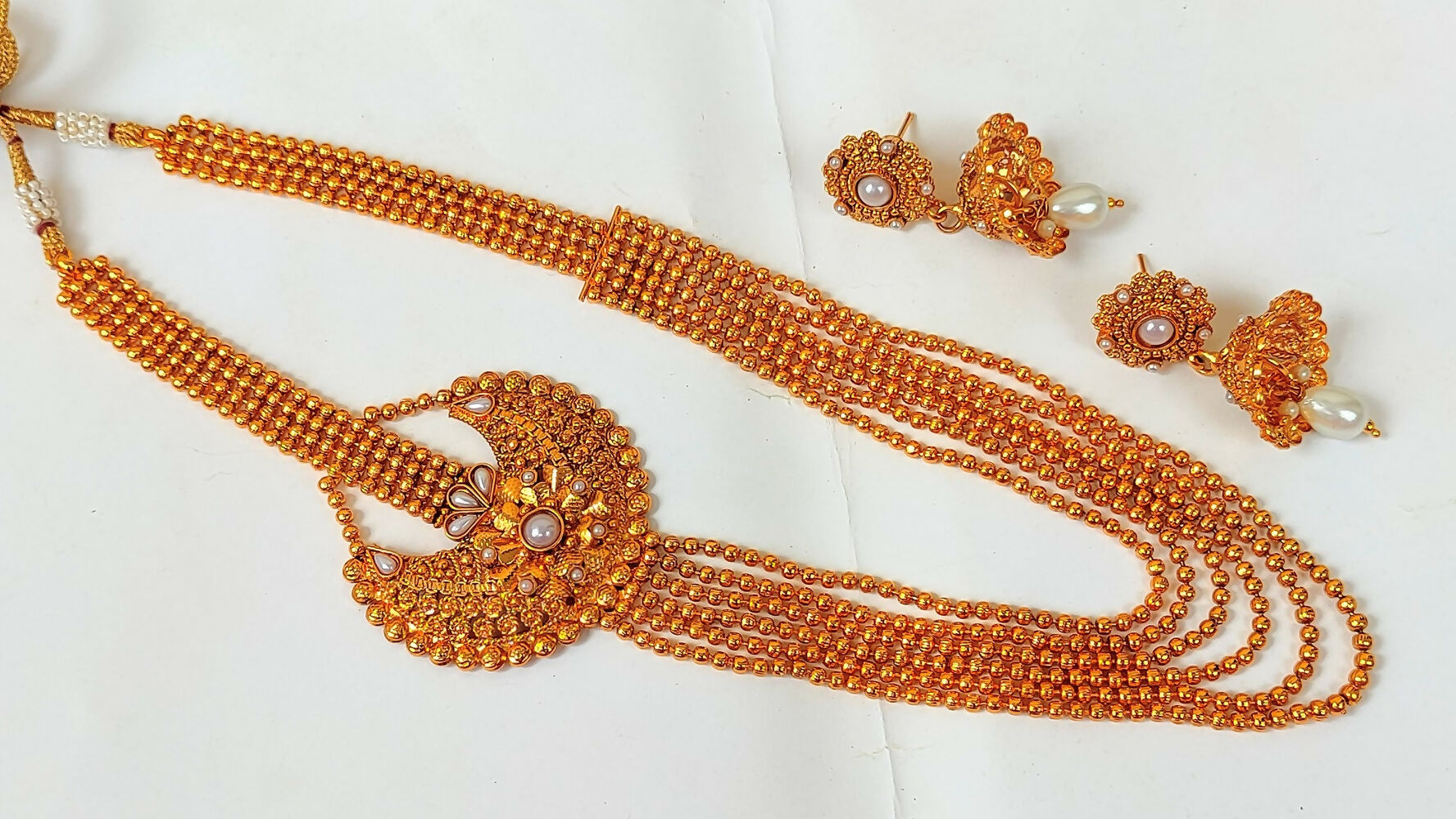 Kemp Layer White Necklace Set - Grab2buy