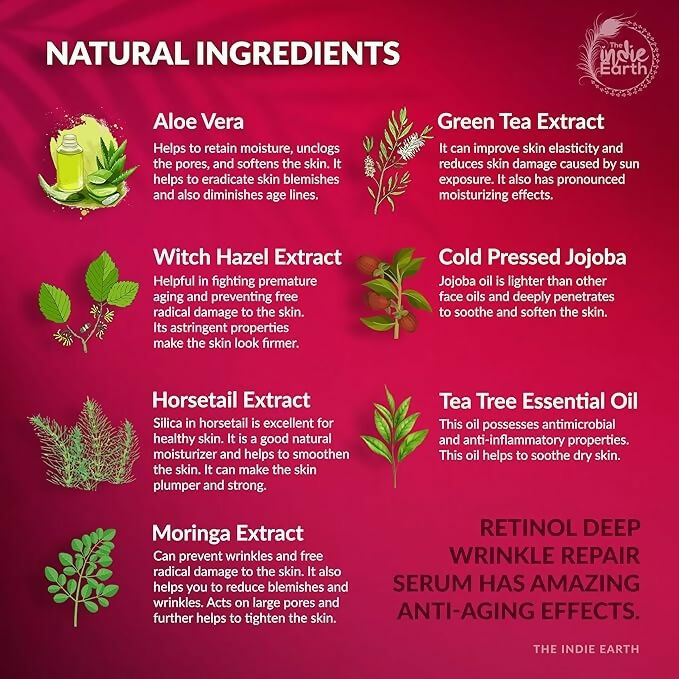 The Indie Earth Retinol 2.5% Deep Wrinkle Repair Serum  Grab2Buy The Indie Earth Grab2Buy
