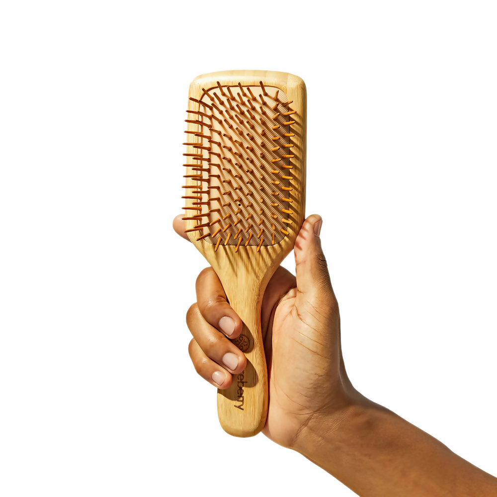 Careberry Bamboo Brilliance Paddle Hairbrush - Limited Time Offer 