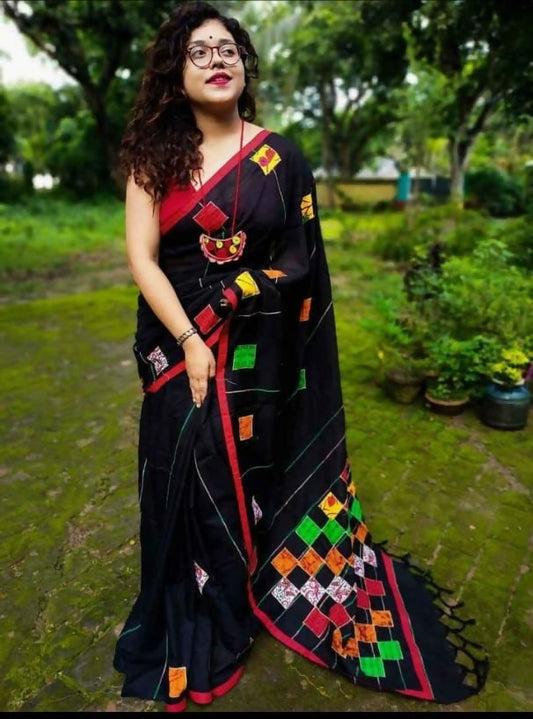 Exclusive Collection Multy Beautiful Cotton Applique Work Grab2Buy 