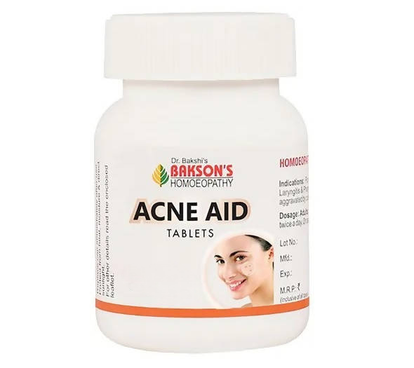 Bakson's Homeopathy Acne Aid Tablets  Grab2Buy Bakson's Grab2Buy