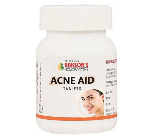 Bakson's Homeopathy Acne Aid Tablets  Grab2Buy Bakson's Grab2Buy