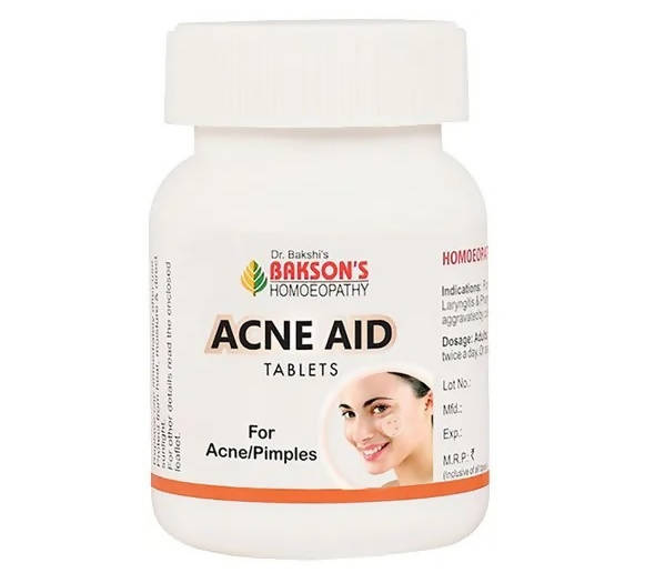 Bakson's Homeopathy Acne Aid Tablets 
