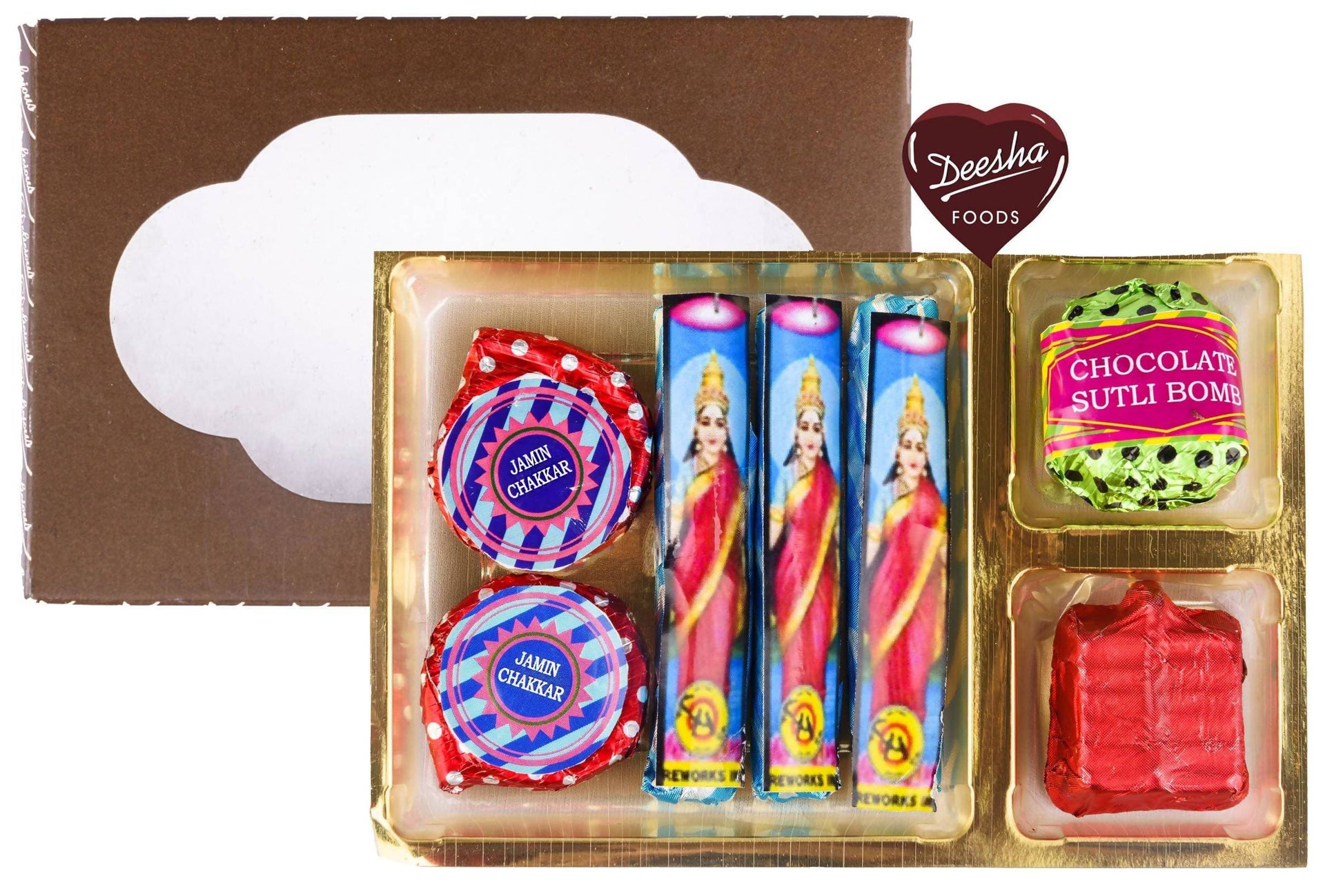 Deesha Foods Sugar Free Mini Crackers Chocolates
