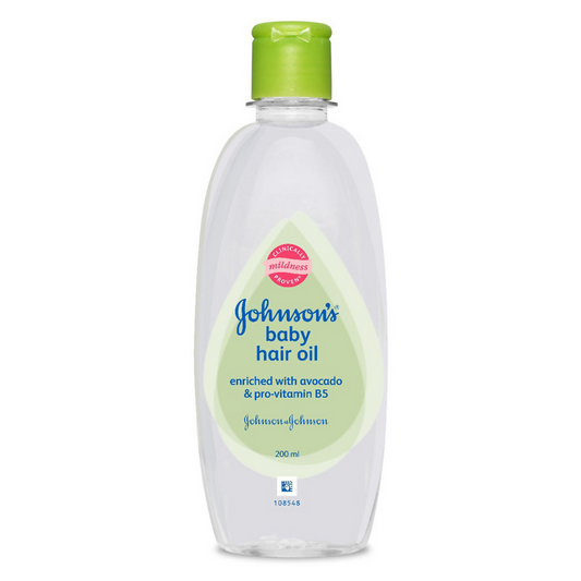 Johnson's Baby Hair Oil with Avocado & Pro Vitamin B5, Nourishes the Hair 